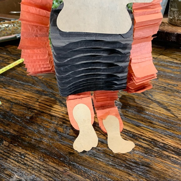 1940’s Beistle Halloween Dancing Cat Honeycomb Decor Party Decoration Original - Picture 11 of 13